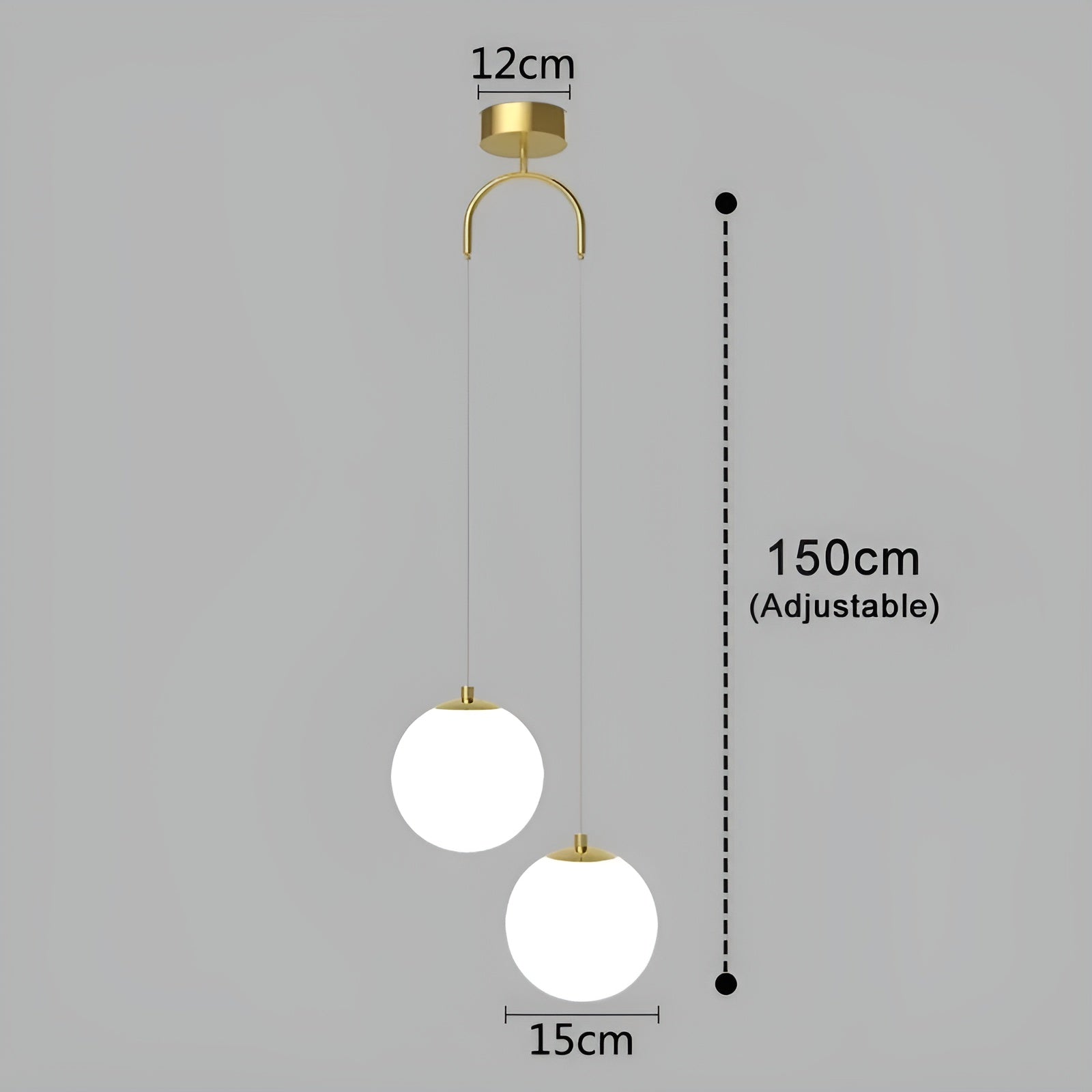 Elegante Glazen LED Hanglamp - CrystalSphere Verlichting