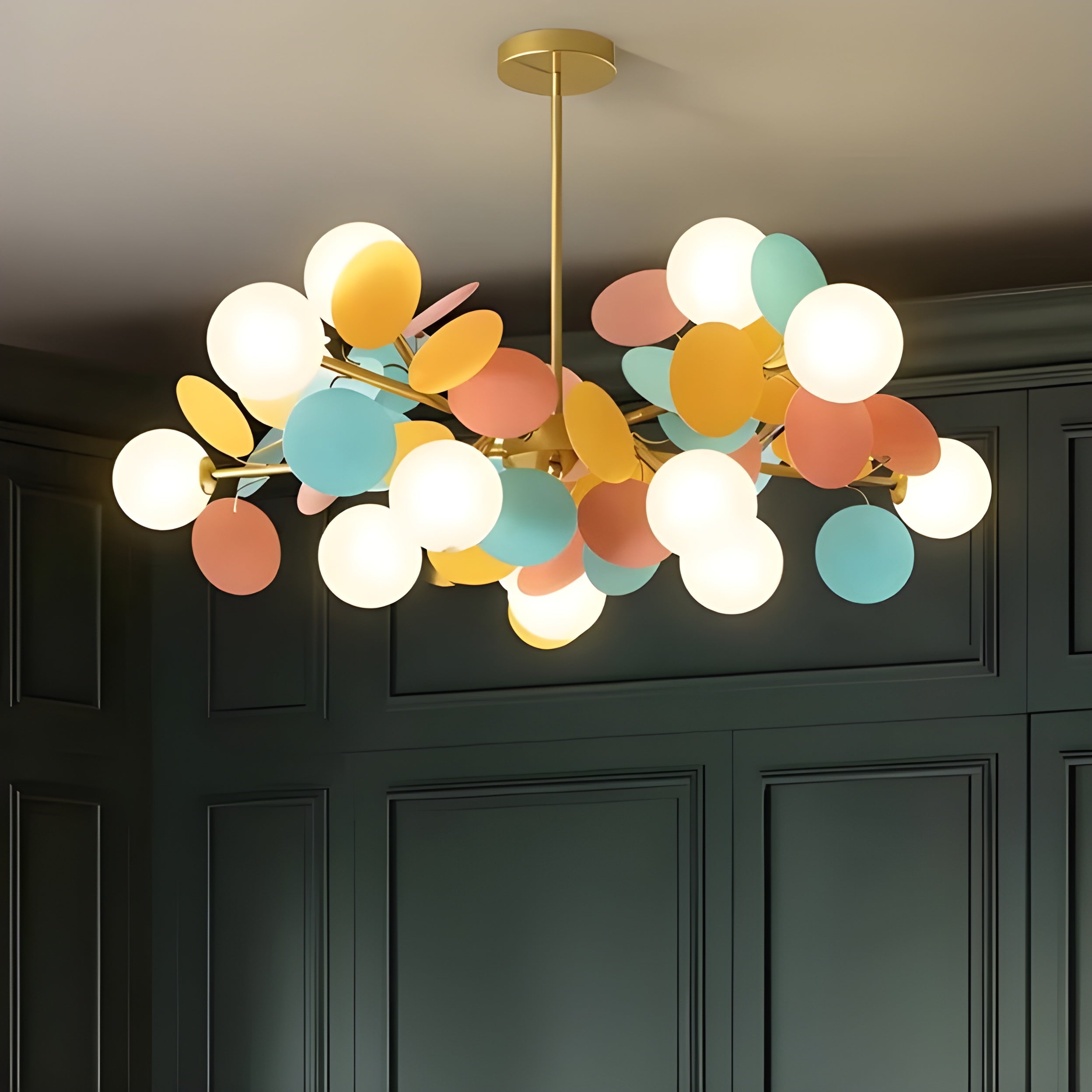 Elegante Glas Hanglamp - GlossyDream Decoratie voor Elke Ruimte