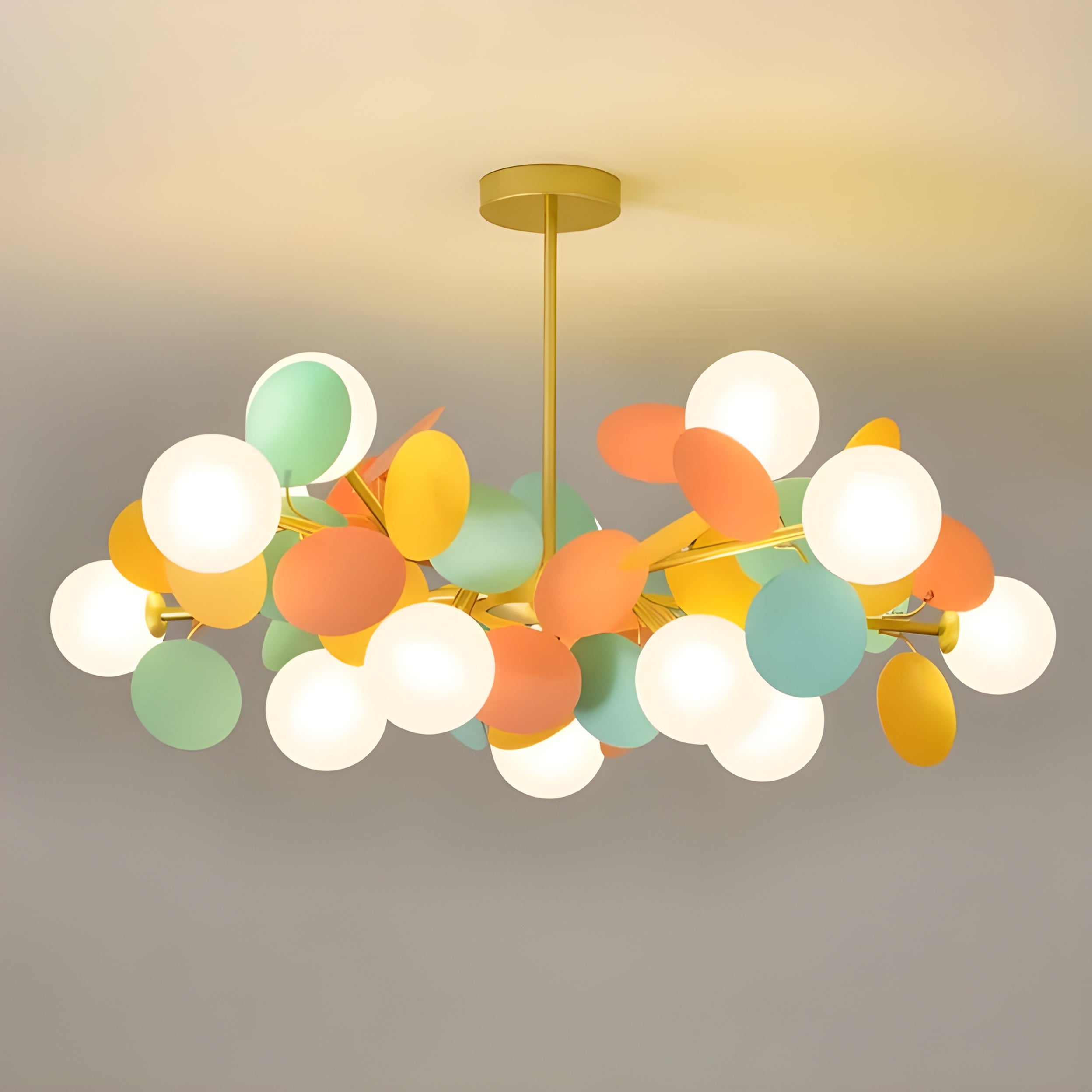 Elegante Glas Hanglamp - GlossyDream Decoratie voor Elke Ruimte