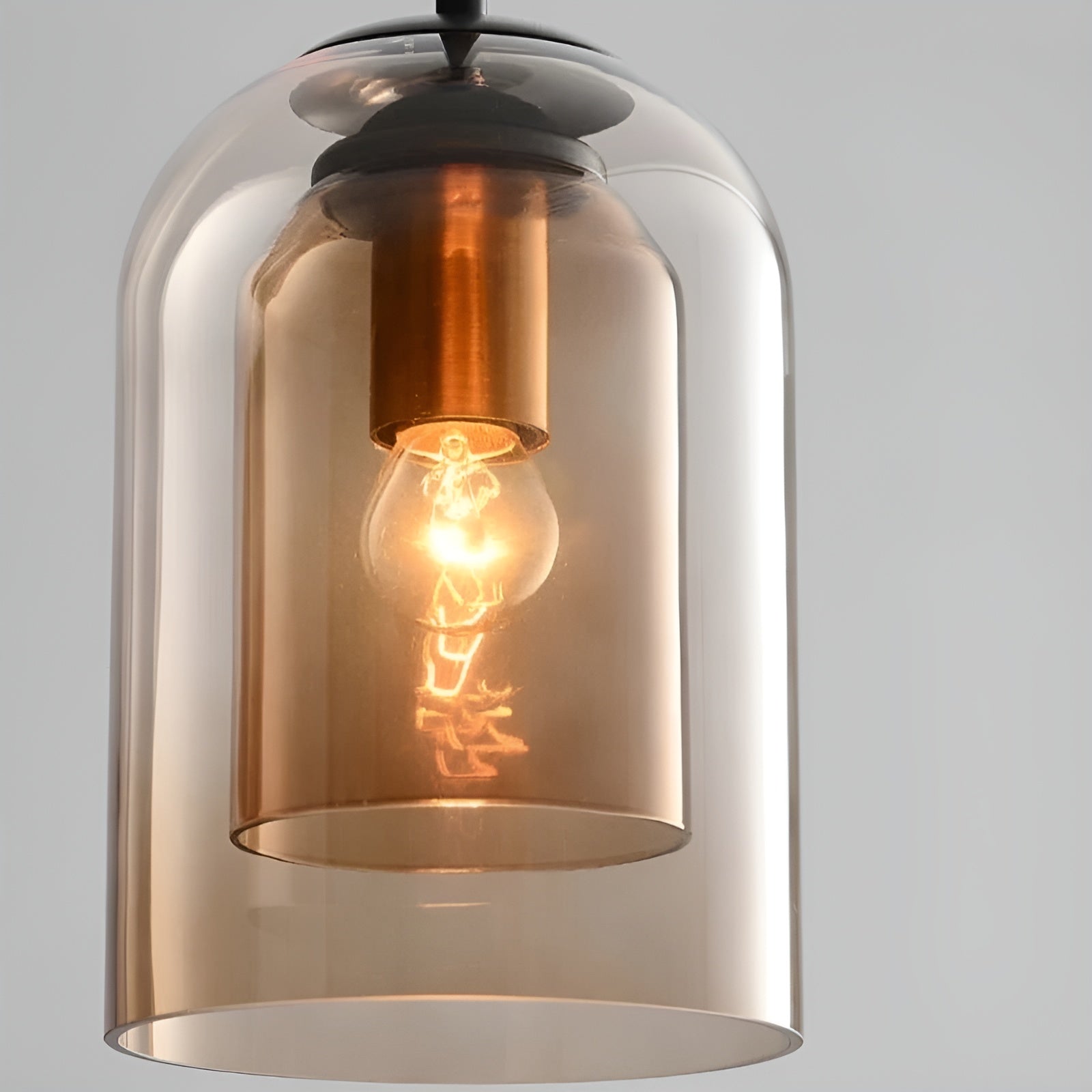 ScandiLume Hanglamp - Elegante Postmoderne Dubbelglas Verlichting
