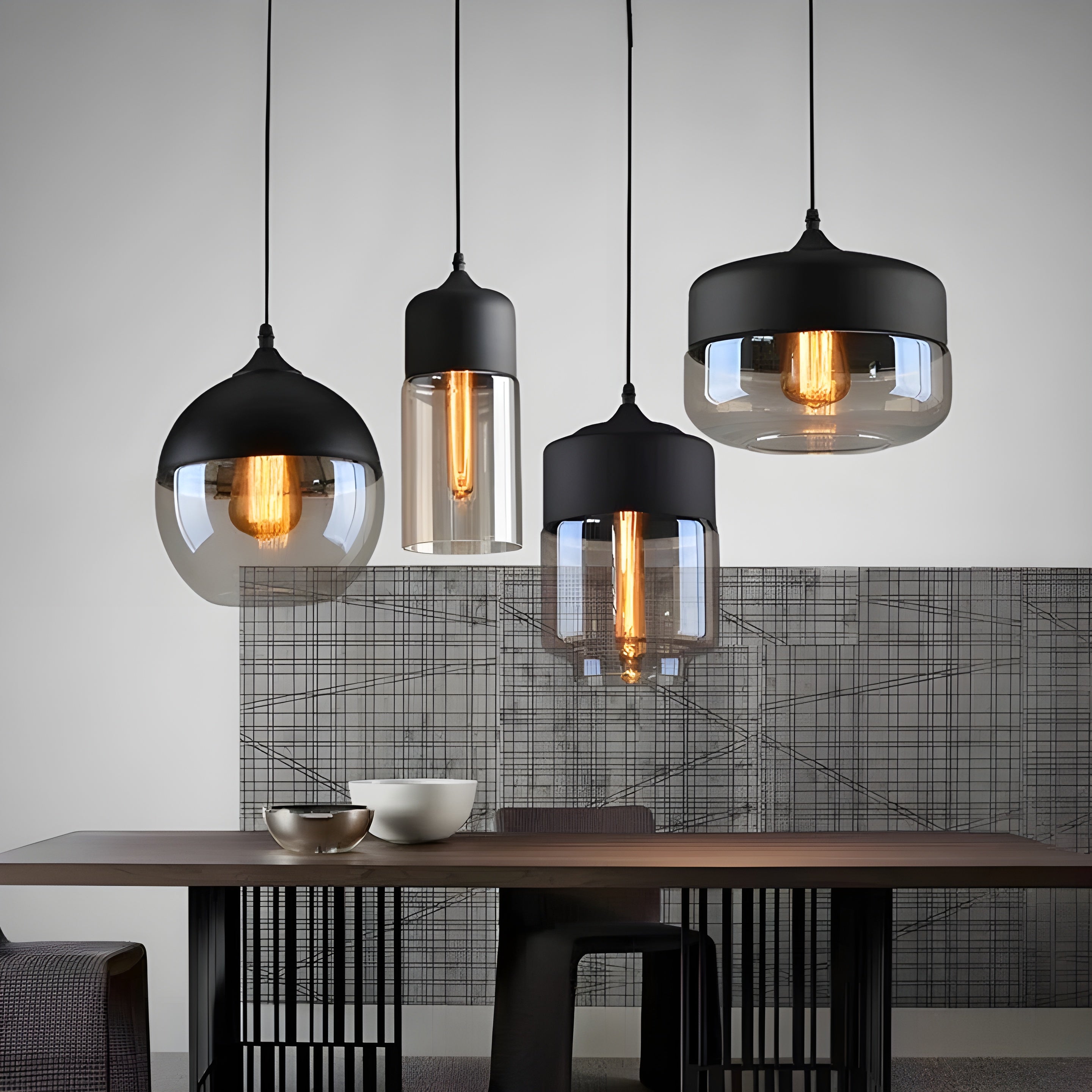 Scandinavische LED Hanglamp – Stijlvolle Glas Verlichting