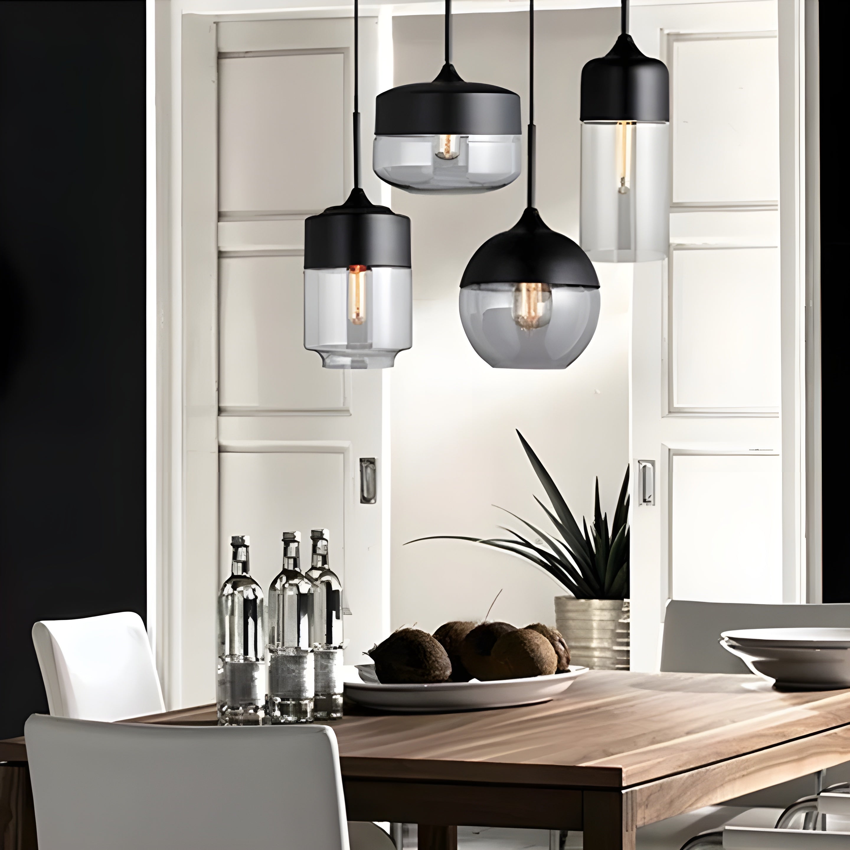 Scandinavische LED Hanglamp – Stijlvolle Glas Verlichting