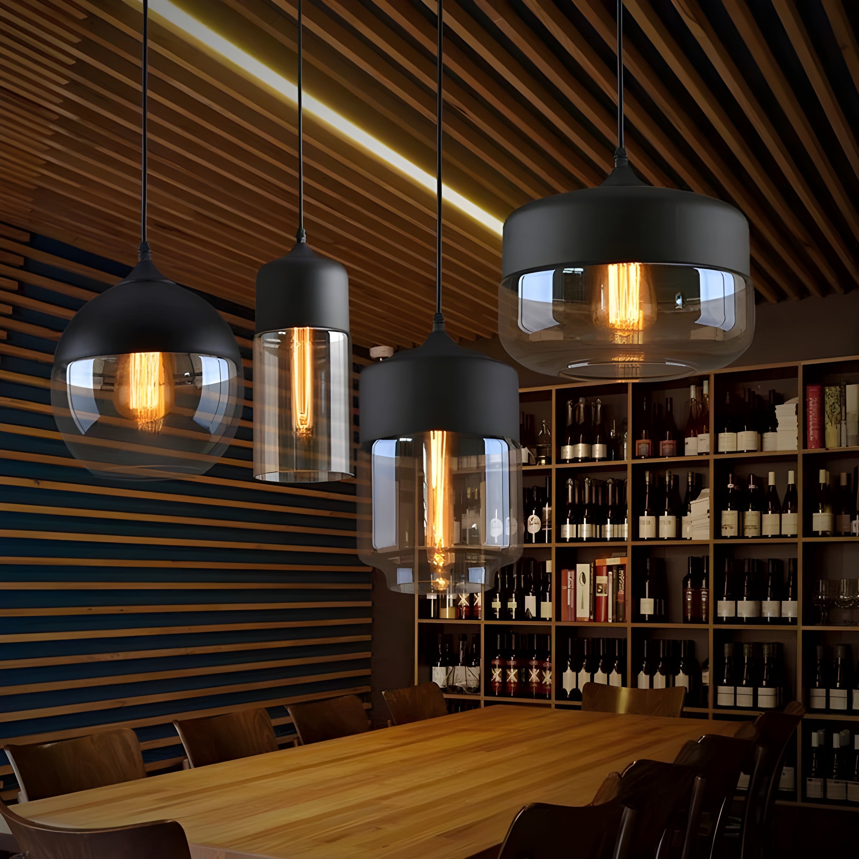 Scandinavische LED Hanglamp – Stijlvolle Glas Verlichting