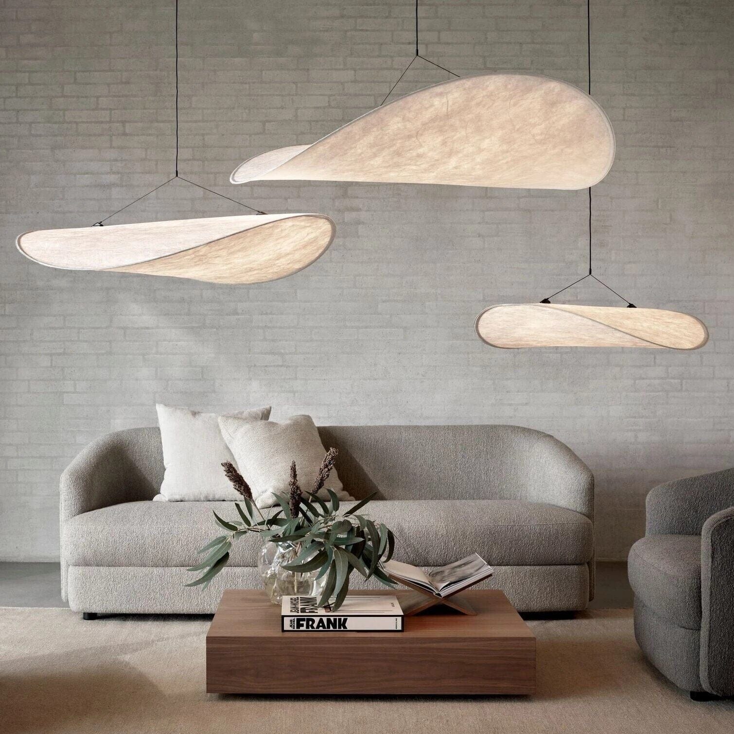 Moderne Zeil Hanglamp - Stijlvolle Japandi Stijl