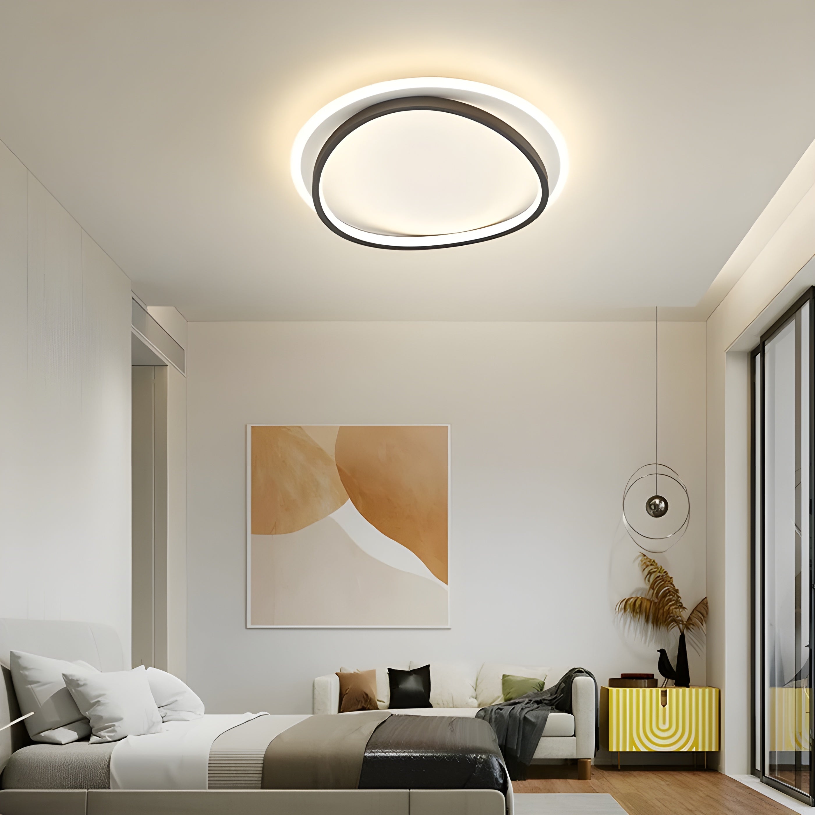 GlossAura LED Plafondlamp - Stijlvolle Verlichting voor Thuis